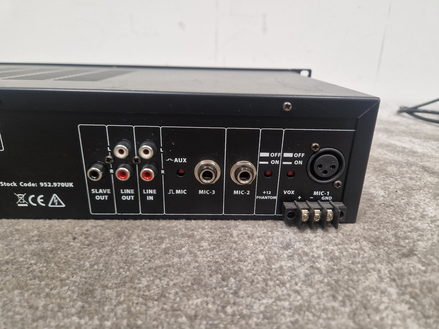 Adastra A60 - 60W Mixer Amplifier, Compact Design - Good