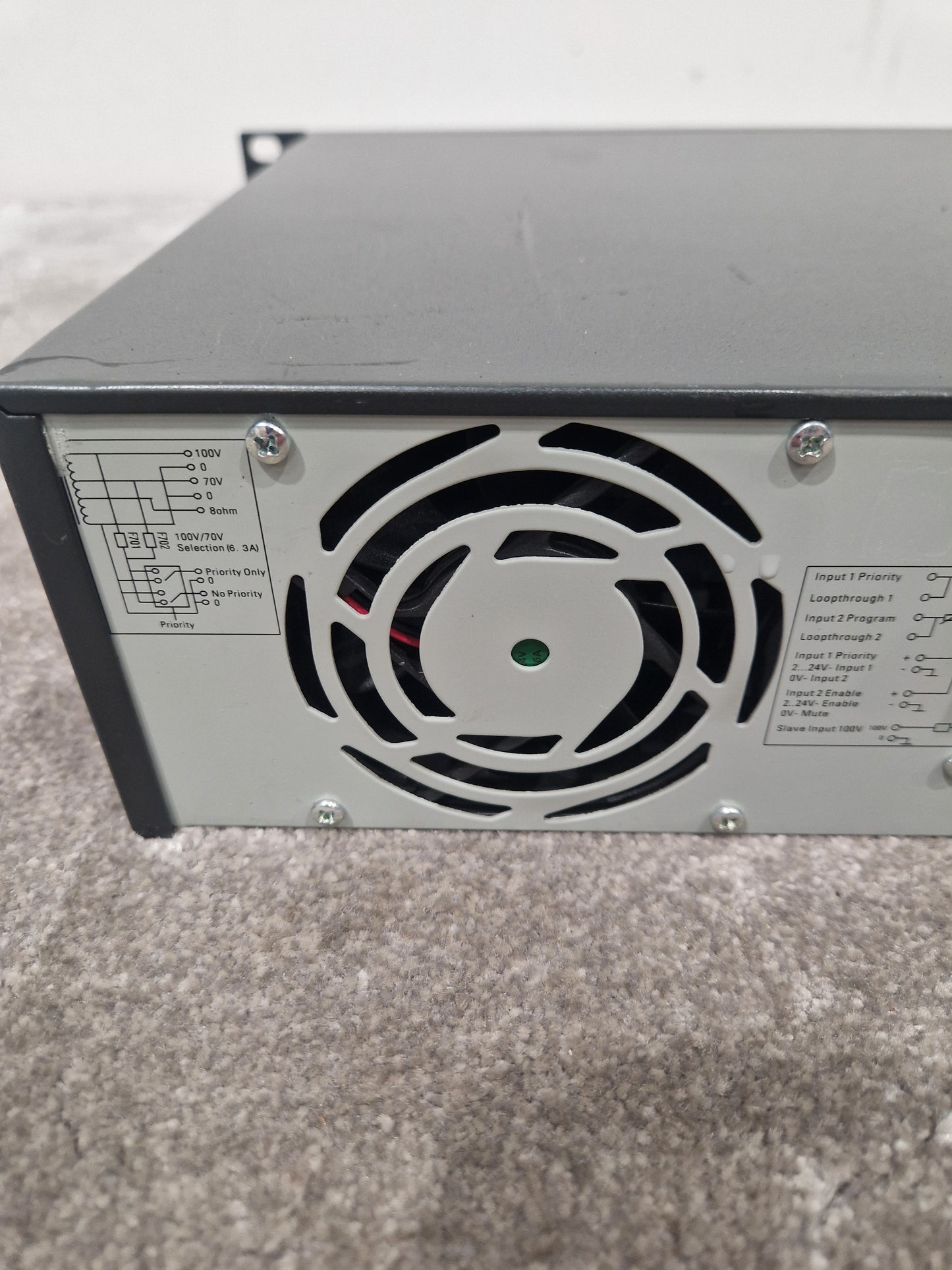 Plena 240w Power amp - High Power, Reliable - Very Good