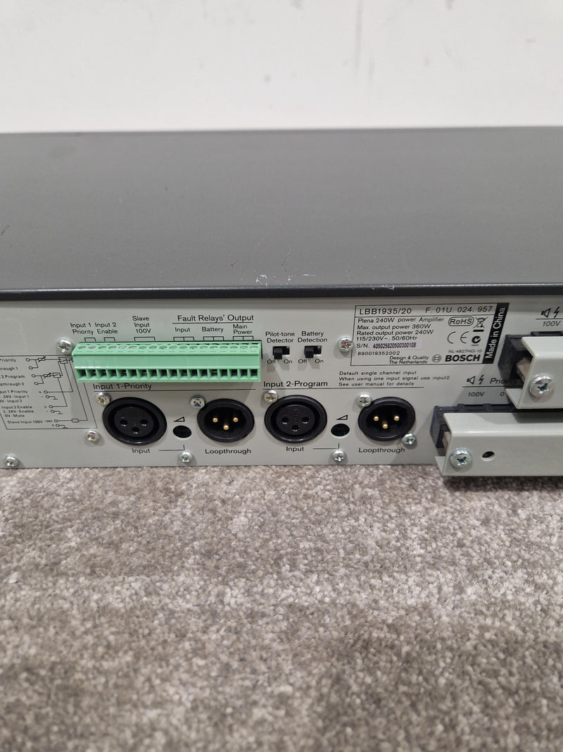 Plena 240w Power amp - High Power, Reliable - Very Good - Image 8