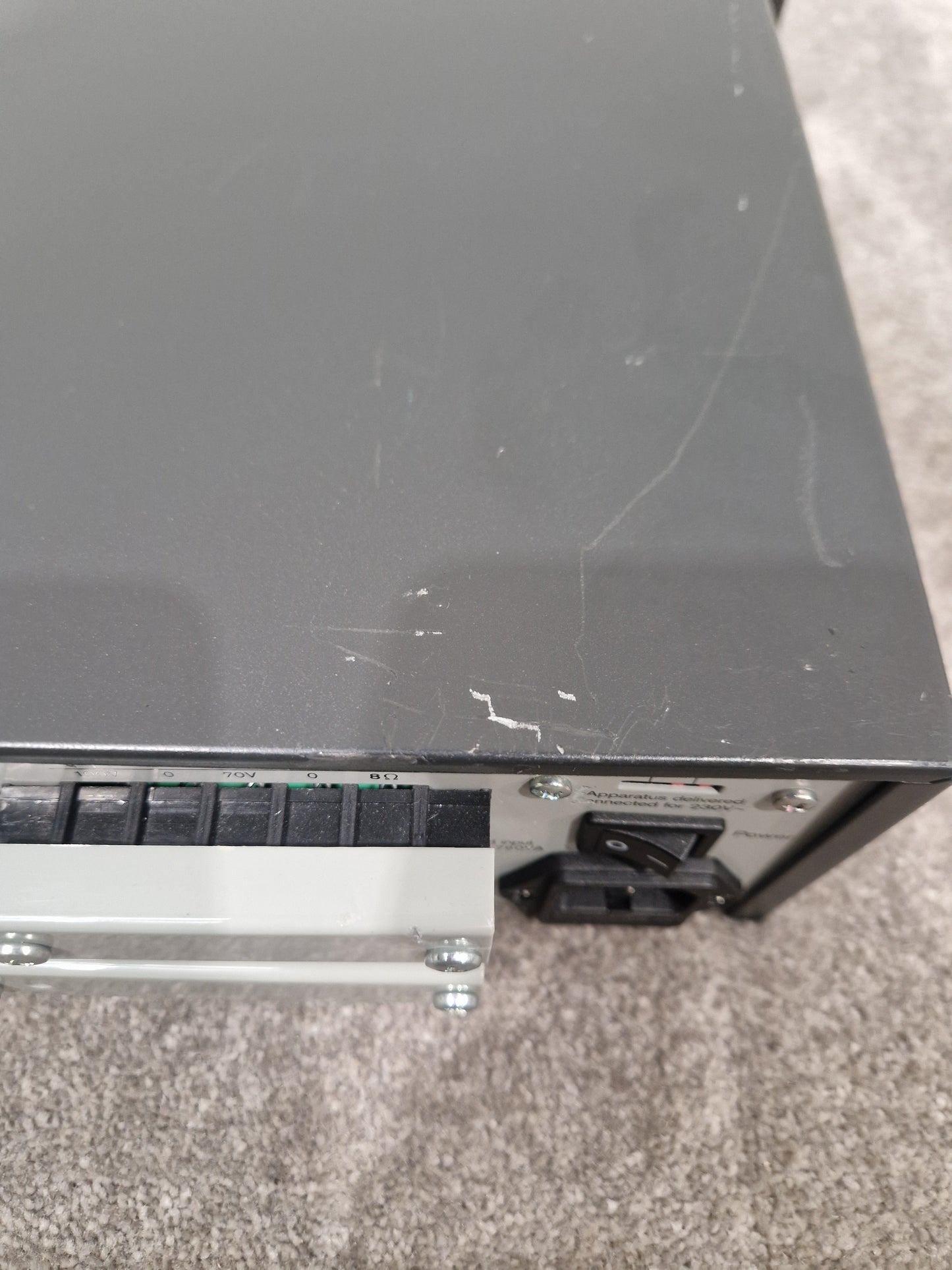 Plena 240w Power amp - High Power, Reliable - Very Good