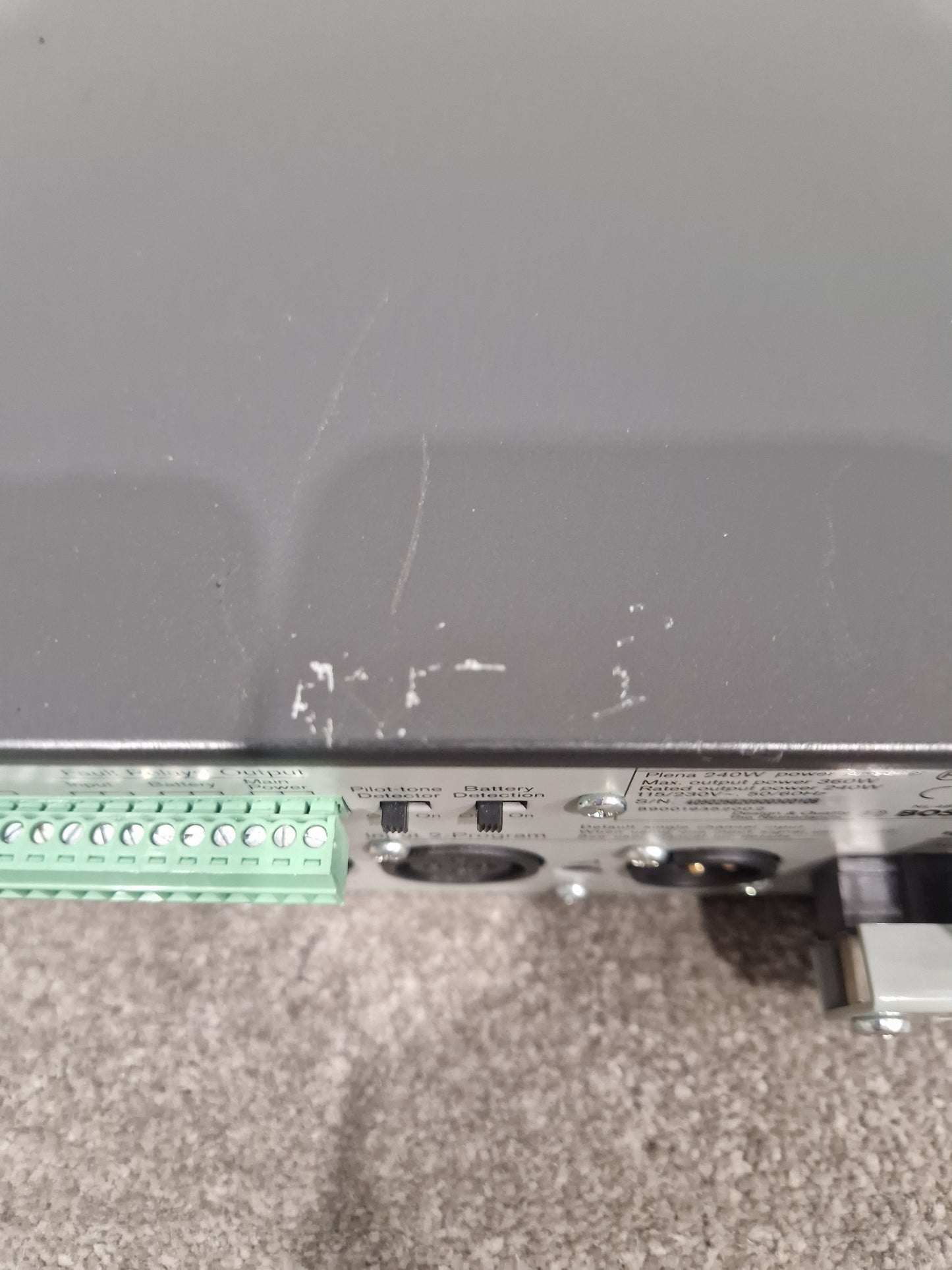 Plena 240w Power amp - High Power, Reliable - Very Good