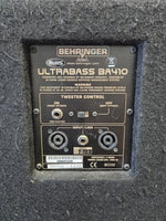 Behringer Ultrabass BA410 1000W Speaker Cabinet - High-Power, 4x10
