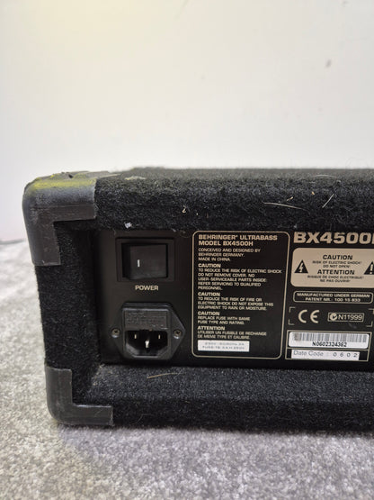 Behringer Ultrabass BX4500H 450W Bass Amplifier - High Power, Versatile EQ - Excellent