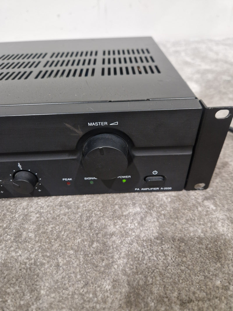 TOA PA Amplifier A-2030 - 30W Output, 3 Mic Inputs - Good - Image 3