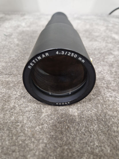 Various Kodak/Meridian Projector Lenses - High Quality Optics, Versatile Range - Excellent w/ Rackmount Case