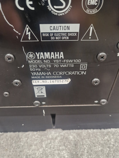 Yamaha YST-FWS100 - Advanced Sound System, Subwoofer - Very Good