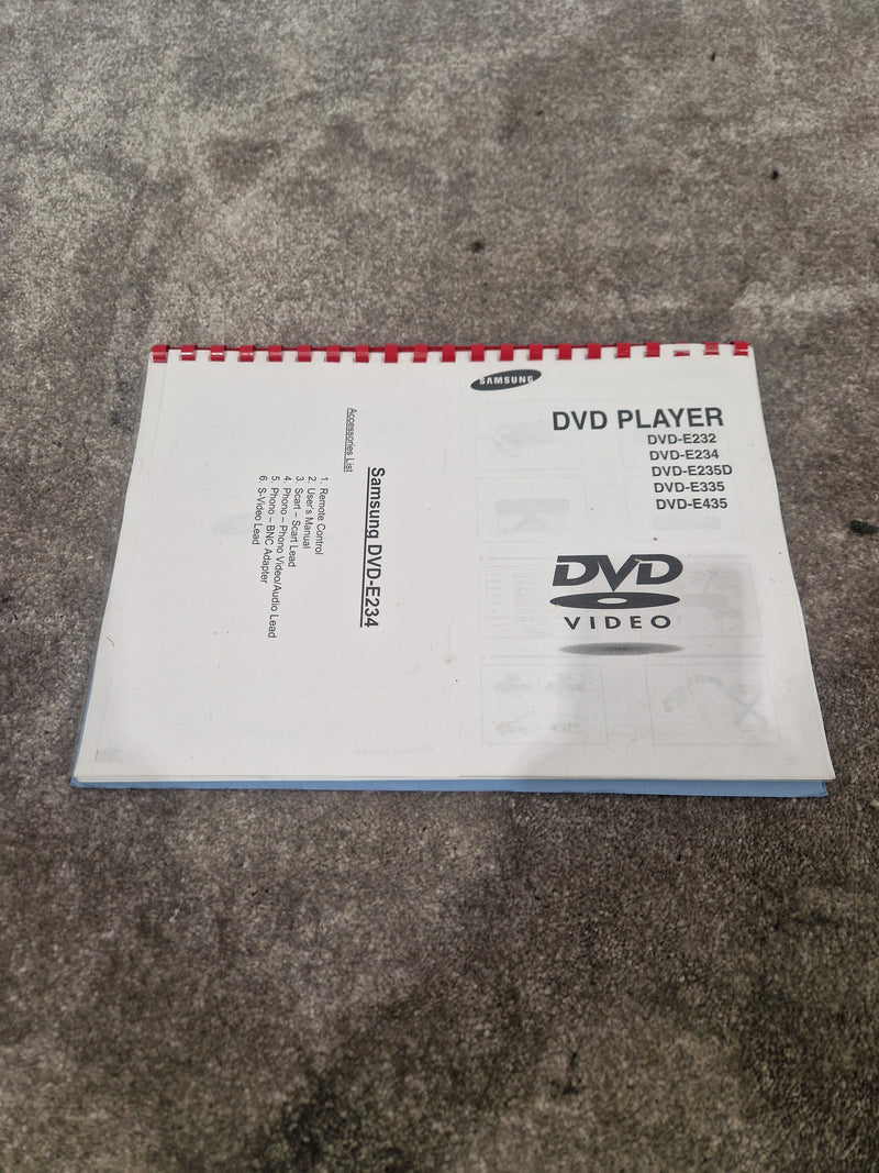 Samsung DVD-E234 - DVD Player, HDMI Output - Very Good w/ Power Supply & Manuals - Image 13