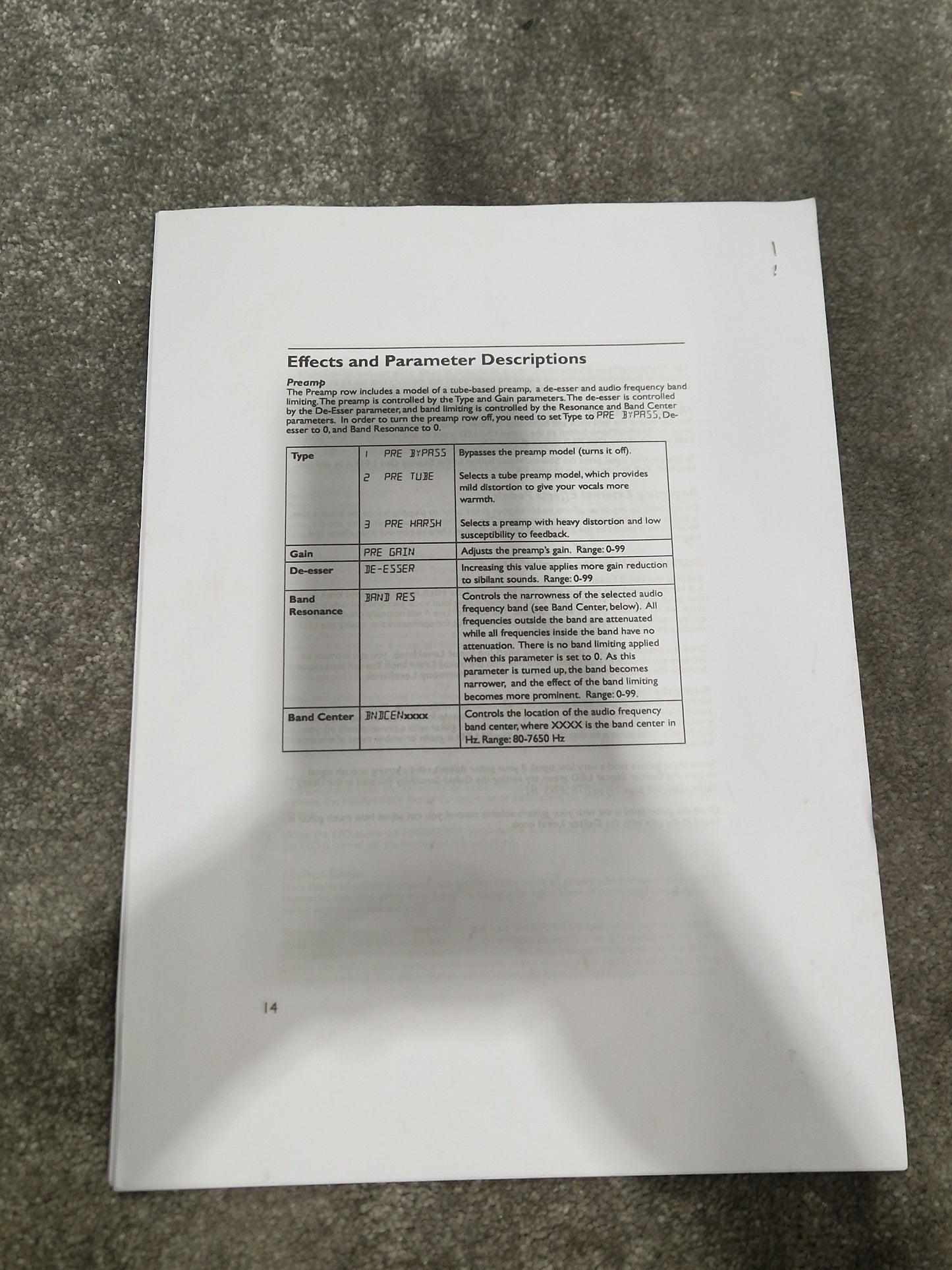 DigiTech Vocalist Live 4 – Harmony & Effects Processor – Excellent w/ Manuals