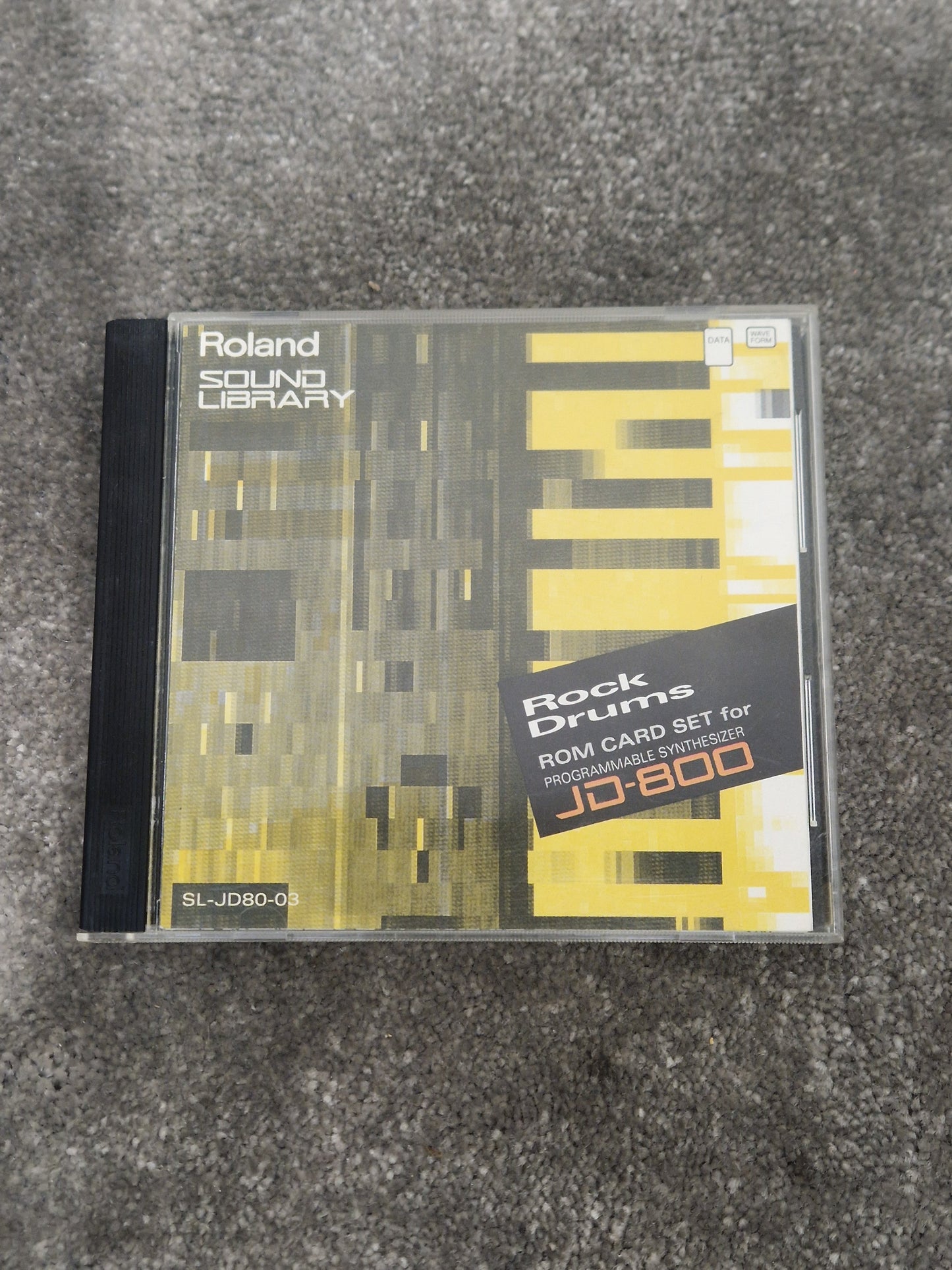 Roland rock drums ROM card SL-JD80-03 - Expansive Sound Library, Easy Integration - Excellent w/ Original case