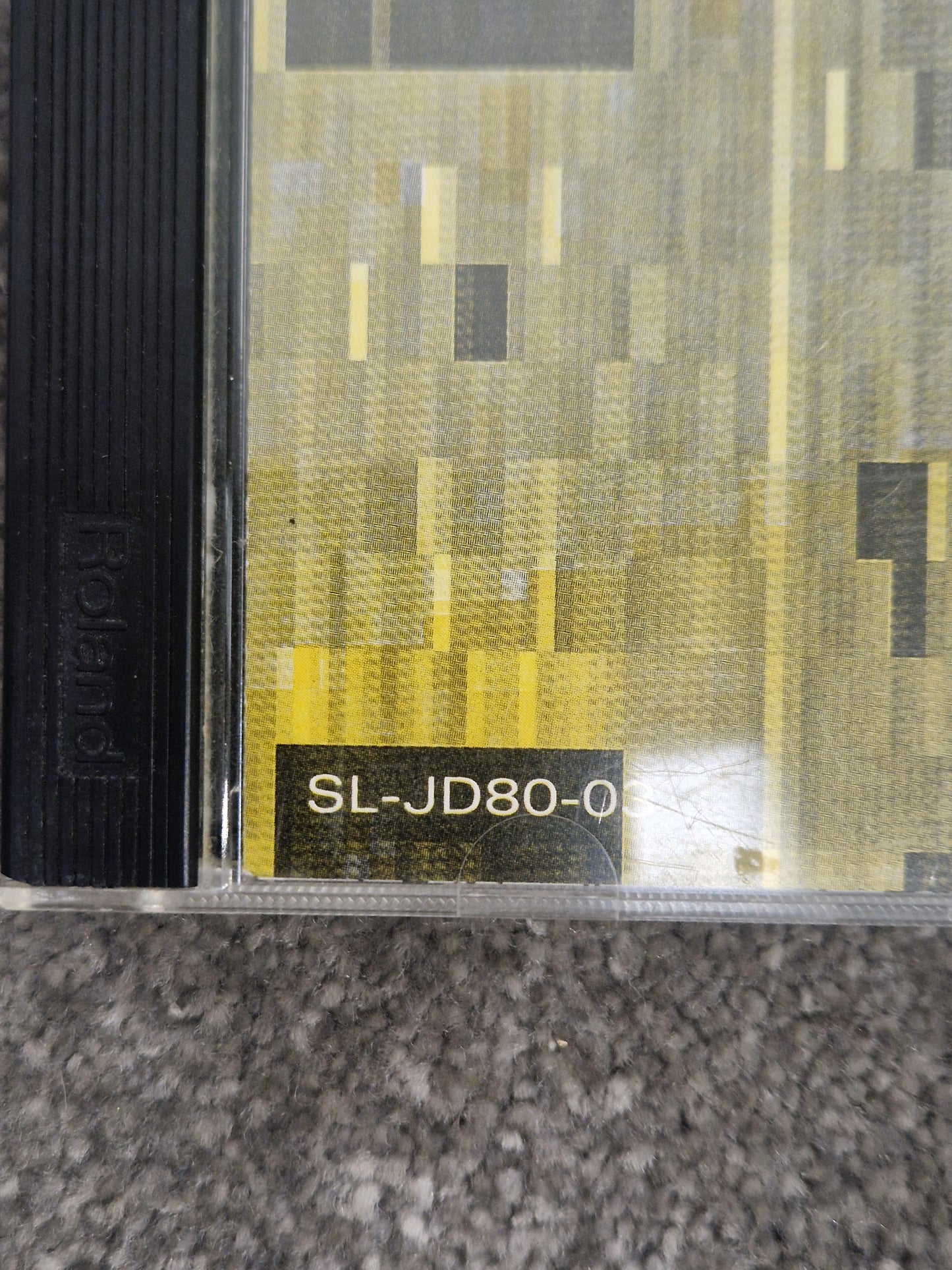 Roland rock drums ROM card SL-JD80-03 - Expansive Sound Library, Easy Integration - Excellent w/ Original case