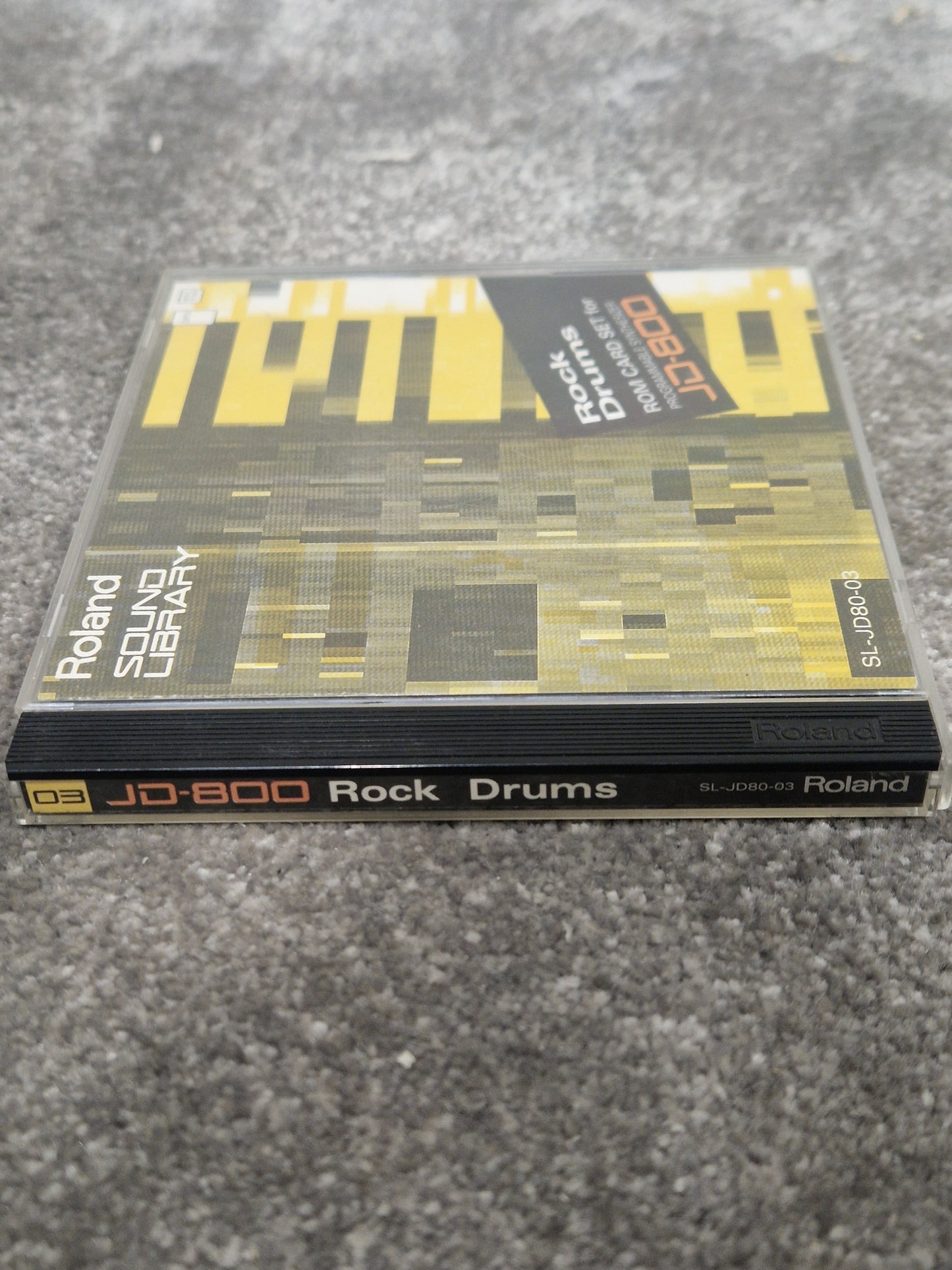 Roland rock drums ROM card SL-JD80-03 - Expansive Sound Library, Easy Integration - Excellent w/ Original case