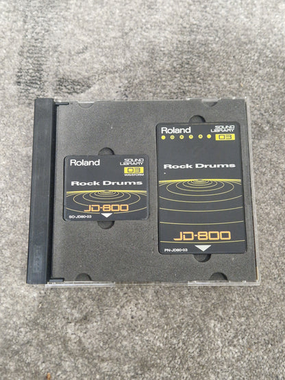 Roland rock drums ROM card SL-JD80-03 - Expansive Sound Library, Easy Integration - Excellent w/ Original case