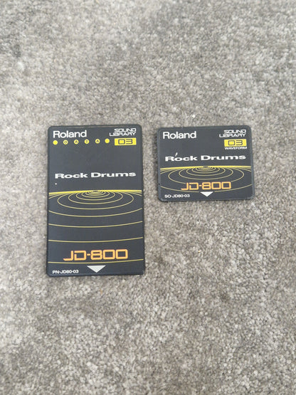 Roland rock drums ROM card SL-JD80-03 - Expansive Sound Library, Easy Integration - Excellent w/ Original case