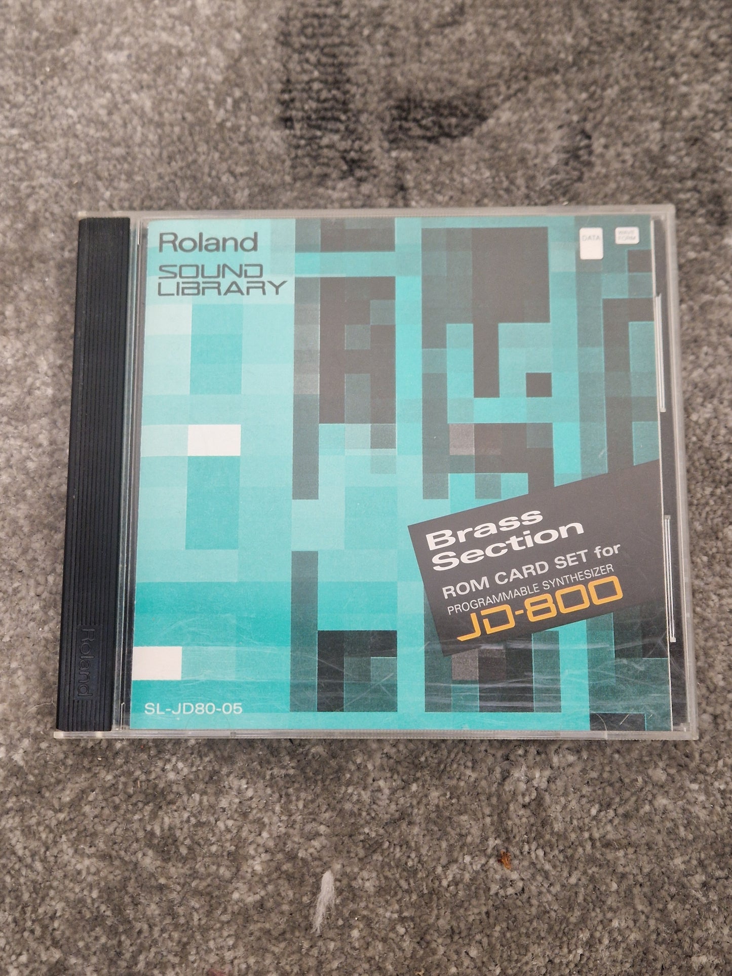 Roland Brass section ROM card SL-JD80-05 - Enhances Sound, Easy Installation - Excellent w/ Original case