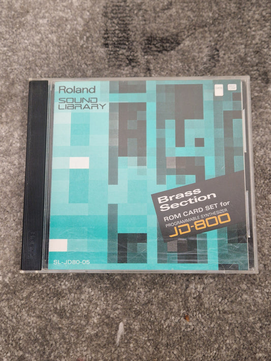 Roland Brass section ROM card SL-JD80-05 - Enhances Sound, Easy Installation - Excellent w/ Original case