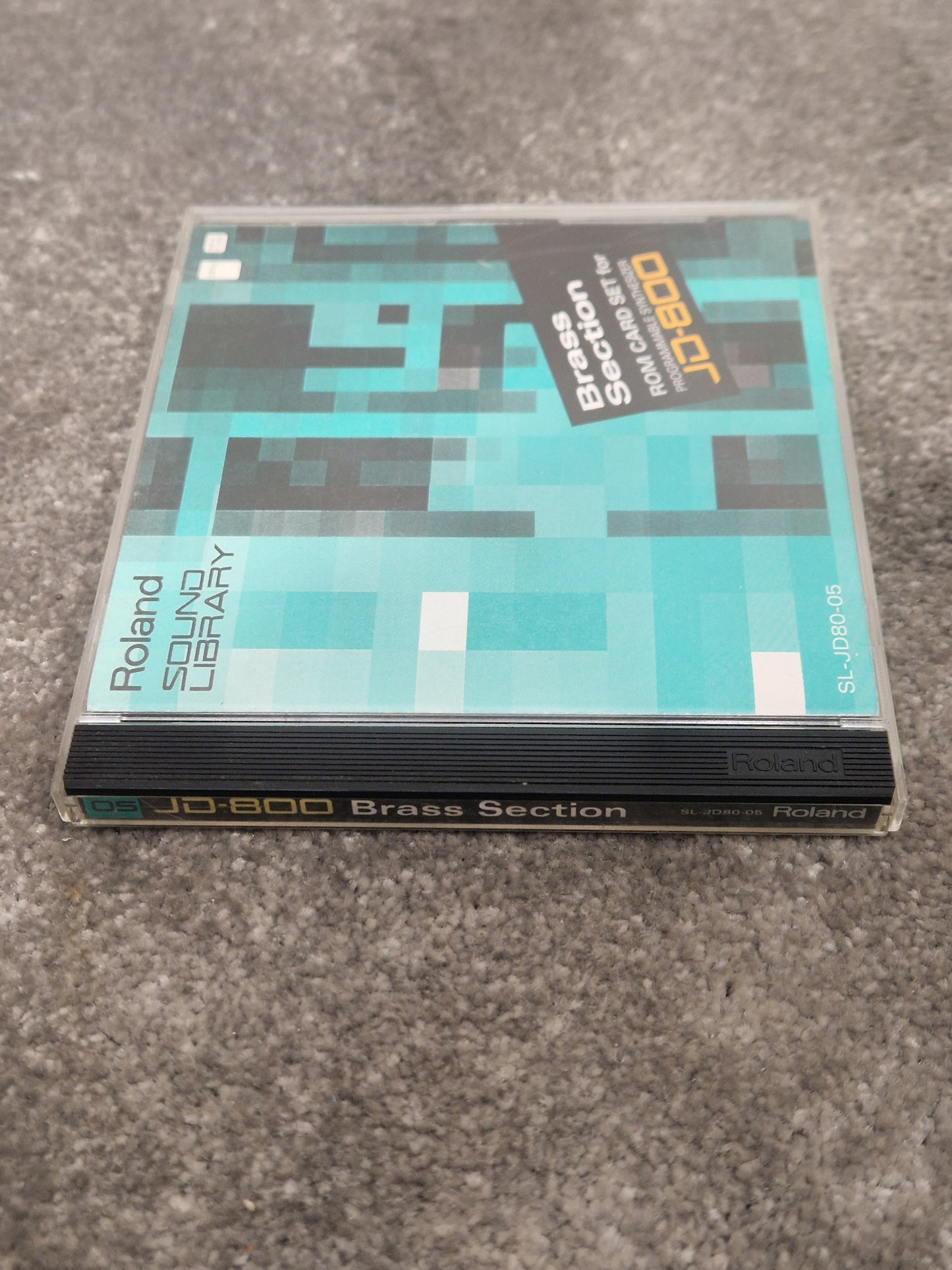 Roland Brass section ROM card SL-JD80-05 - Enhances Sound, Easy Installation - Excellent w/ Original case