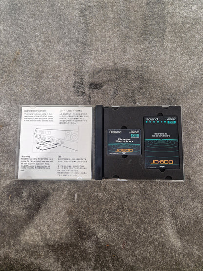 Roland Brass section ROM card SL-JD80-05 - Enhances Sound, Easy Installation - Excellent w/ Original case