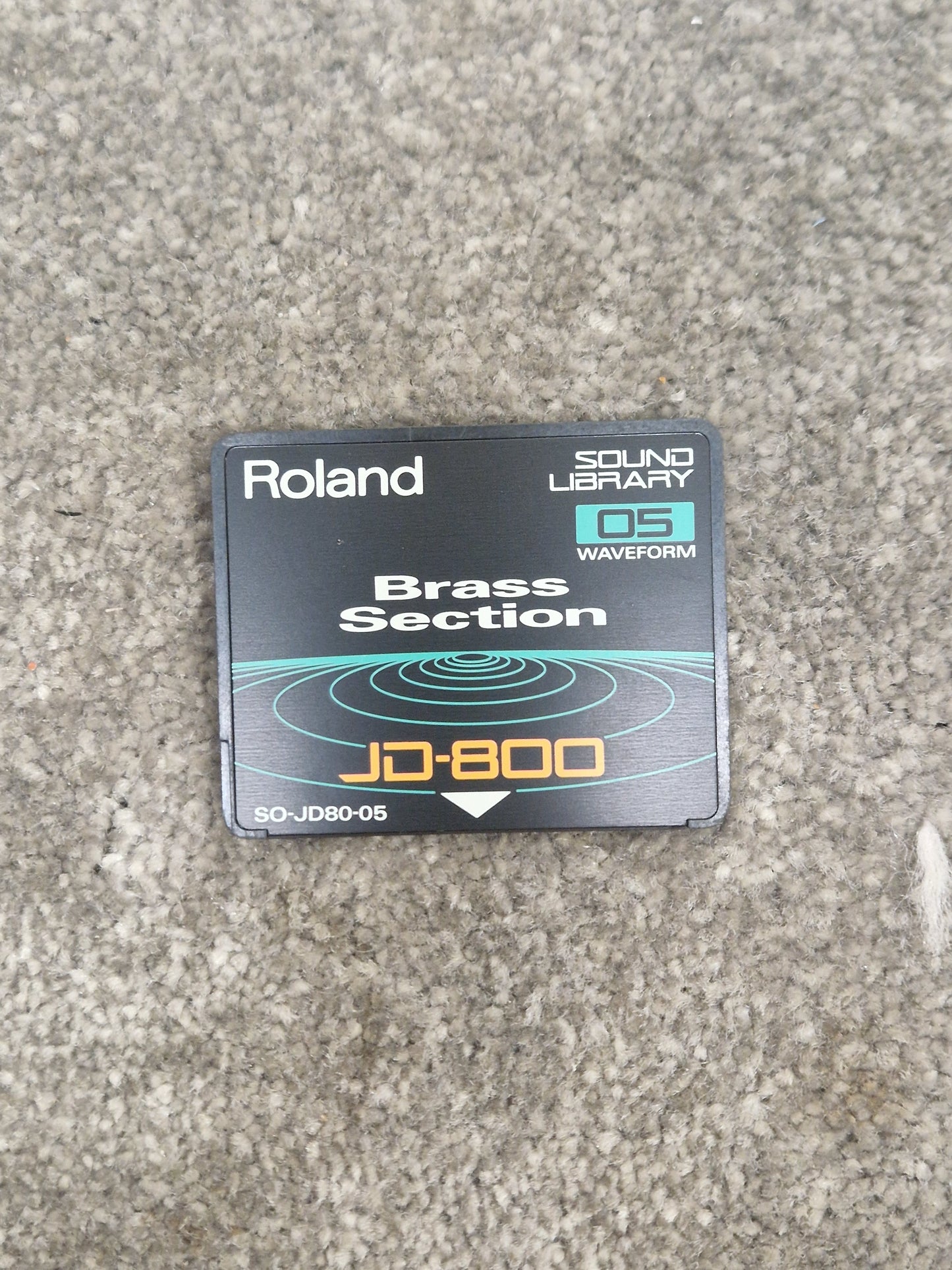 Roland Brass section ROM card SL-JD80-05 - Enhances Sound, Easy Installation - Excellent w/ Original case