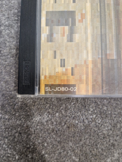 Roland Drums and Percussion dance ROM card SL-JD80-02 - Expands Sound Library, Easy Installation - Excellent w/ Original case