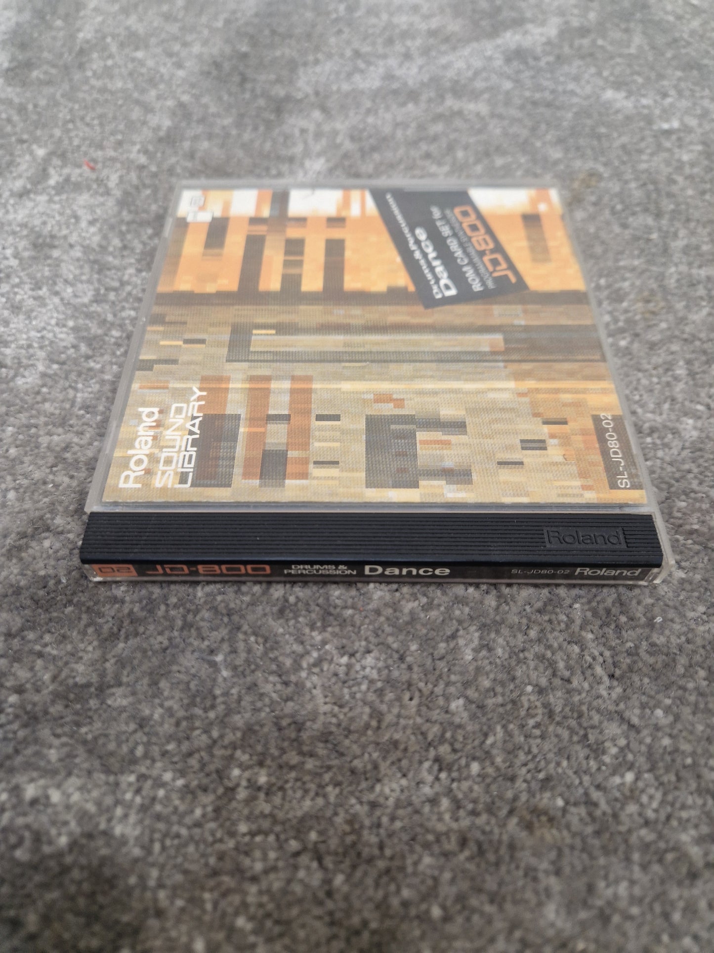 Roland Drums and Percussion dance ROM card SL-JD80-02 - Expands Sound Library, Easy Installation - Excellent w/ Original case