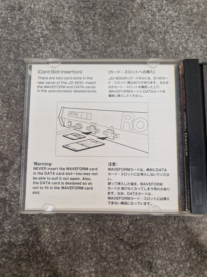 Roland Drums and Percussion dance ROM card SL-JD80-02 - Expands Sound Library, Easy Installation - Excellent w/ Original case