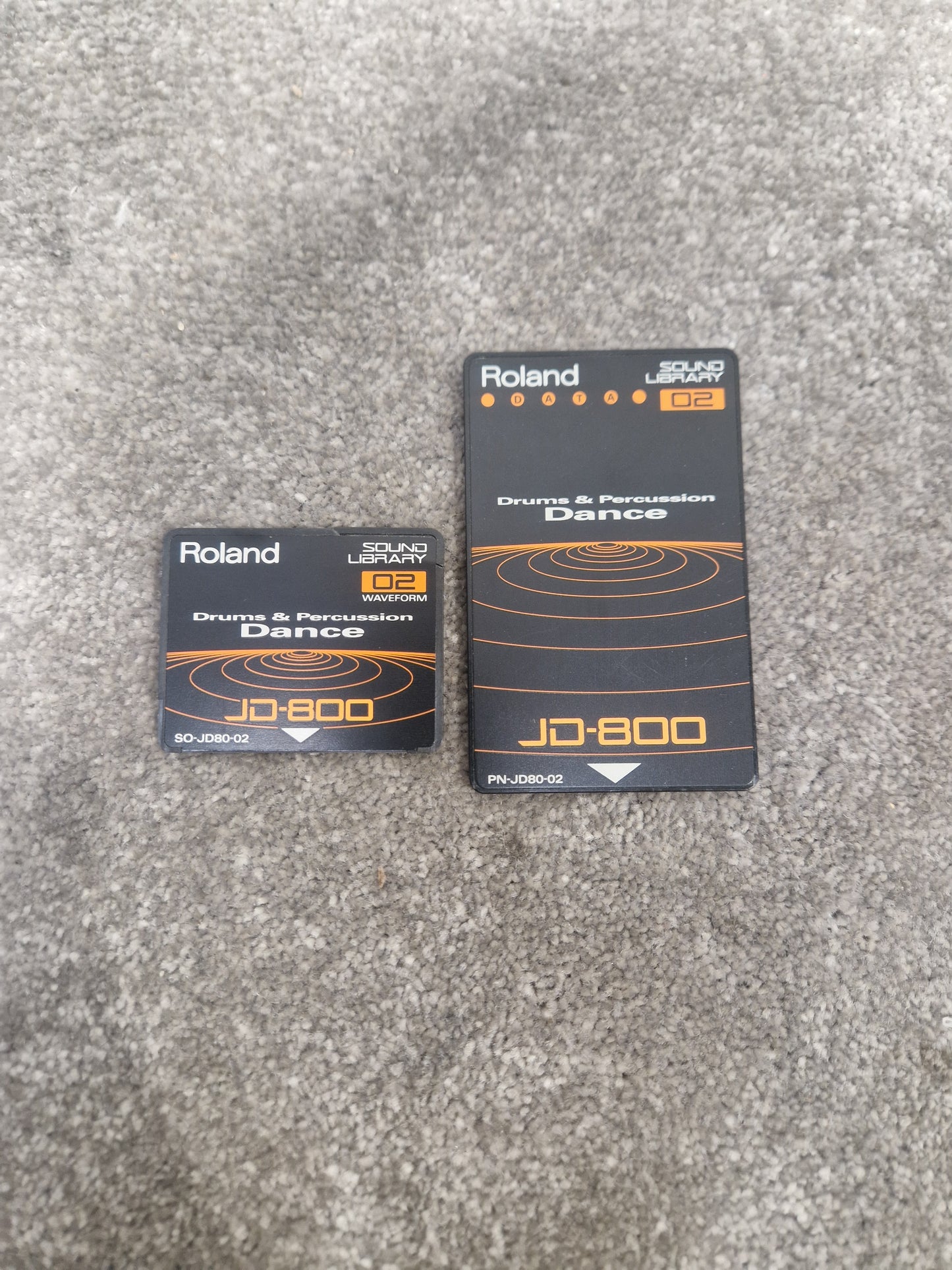 Roland Drums and Percussion dance ROM card SL-JD80-02 - Expands Sound Library, Easy Installation - Excellent w/ Original case