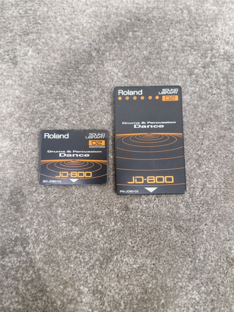 Roland Drums and Percussion dance ROM card SL-JD80-02 - Expands Sound Library, Easy Installation - Excellent w/ Original case - Image 9