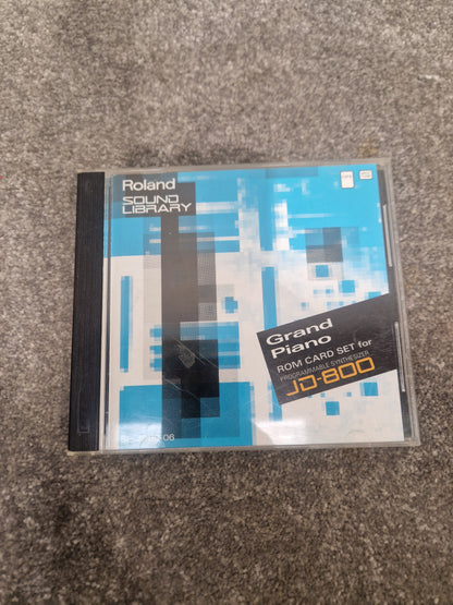 Roland Grand Piano ROM card SL-JD80-06 - High-Quality Sound, Easy Installation - Excellent w/ Original case