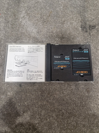 Roland Grand Piano ROM card SL-JD80-06 - High-Quality Sound, Easy Installation - Excellent w/ Original case