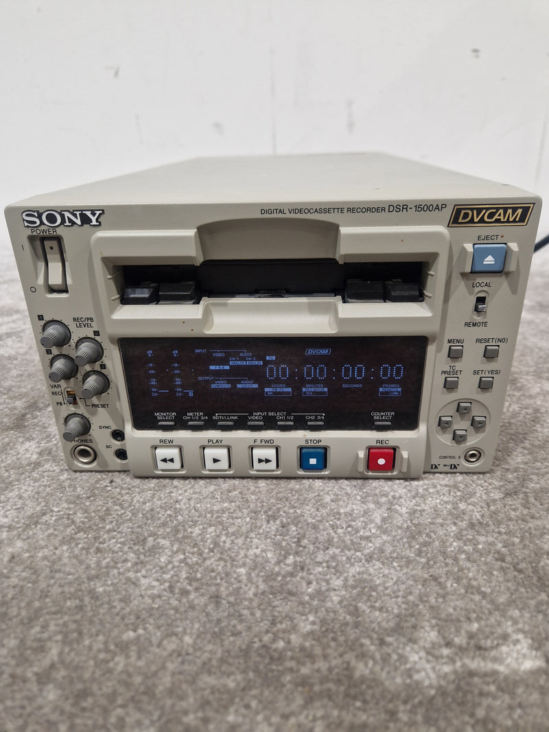 Sony DSR-1500AP - Professional DVCAM Recorder, SDI Output - Very Good - Image 7