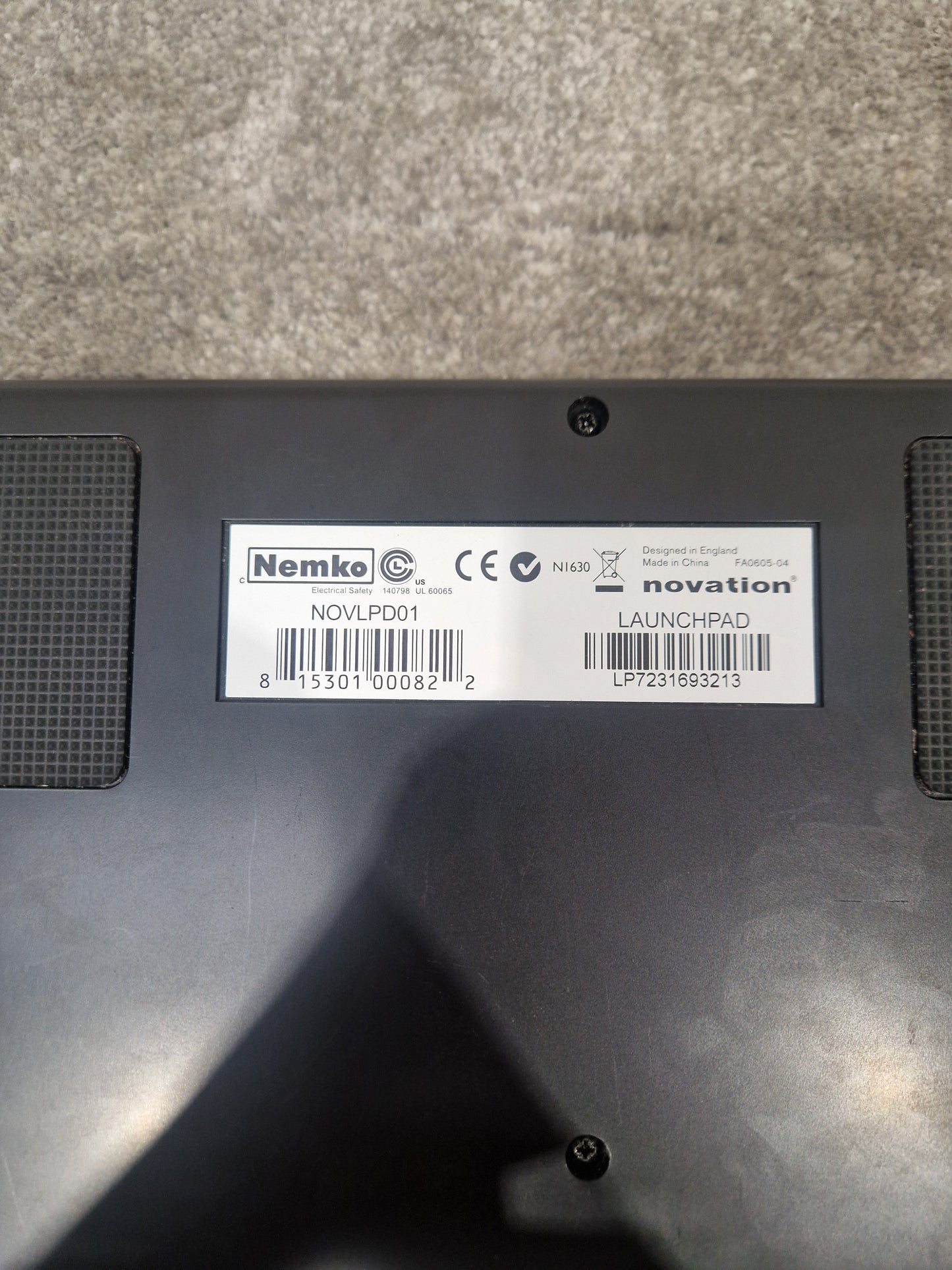 Nemko NOVLPD01 LAUNCHPAD - MIDI Controller, USB Connectivity - Very Good