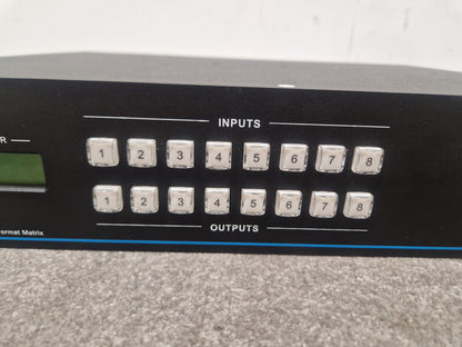 SY MM-88A Modular Matrix Switcher - Professional Audio Routing, 8x8 Matrix - Fair