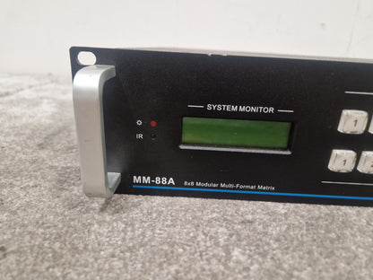 SY MM-88A Modular Matrix Switcher - Professional Audio Routing, 8x8 Matrix - Fair