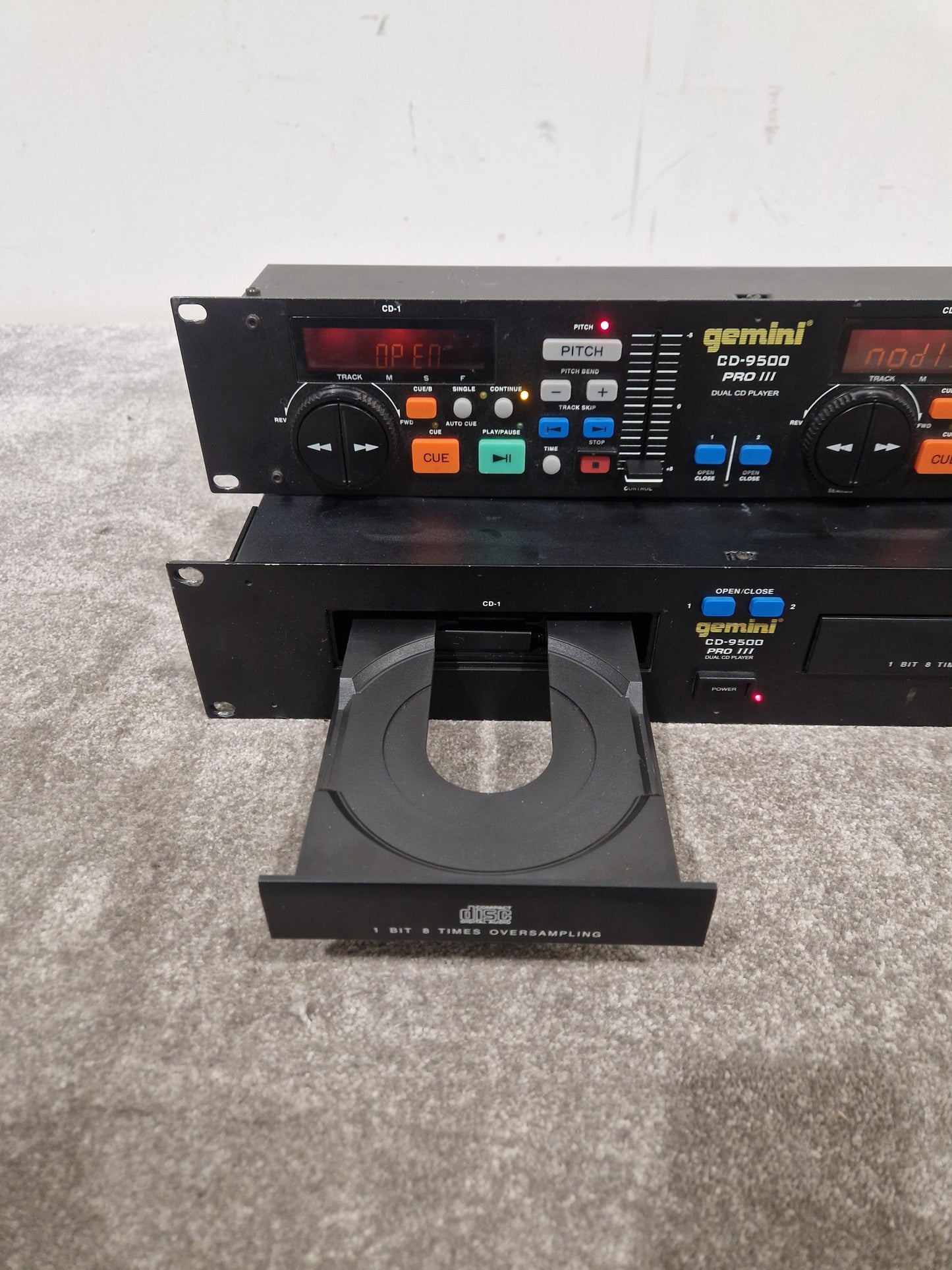 Gemini CD-9500PRO 3 - Professional Dual CD Player, Pitch Control - Good