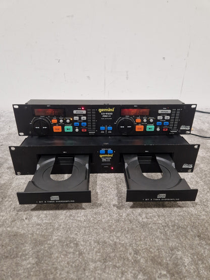 Gemini CD-9500PRO 3 - Professional Dual CD Player, Pitch Control - Good