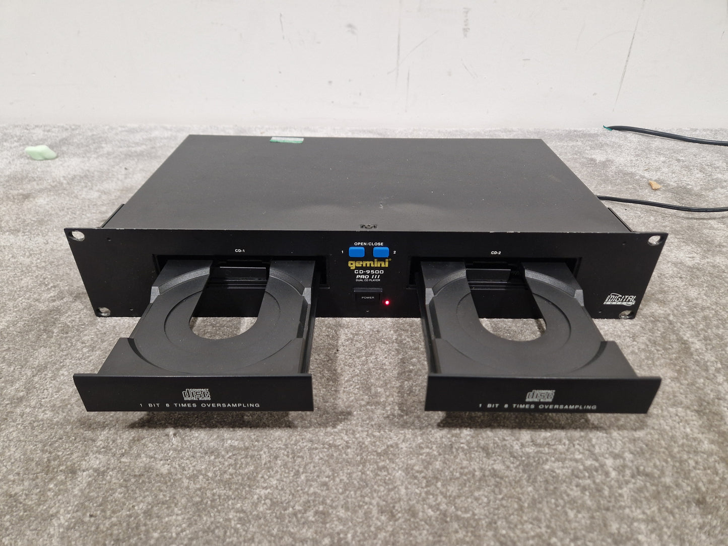 Gemini CD-9500PRO 3 - Professional Dual CD Player, Pitch Control - Good