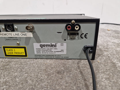 Gemini CD-9500PRO 3 - Professional Dual CD Player, Pitch Control - Good