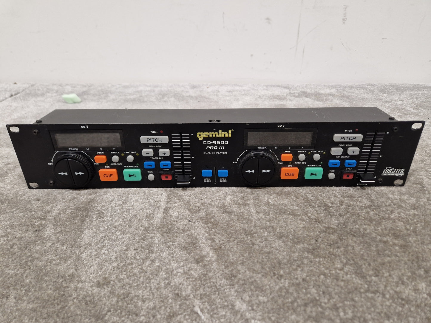 Gemini CD-9500PRO 3 - Professional Dual CD Player, Pitch Control - Good