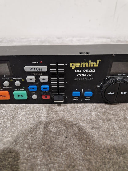 Gemini CD-9500PRO 3 - Professional Dual CD Player, Pitch Control - Good