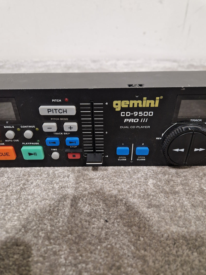 Gemini CD-9500PRO 3 - Professional Dual CD Player, Pitch Control - Good - Image 24