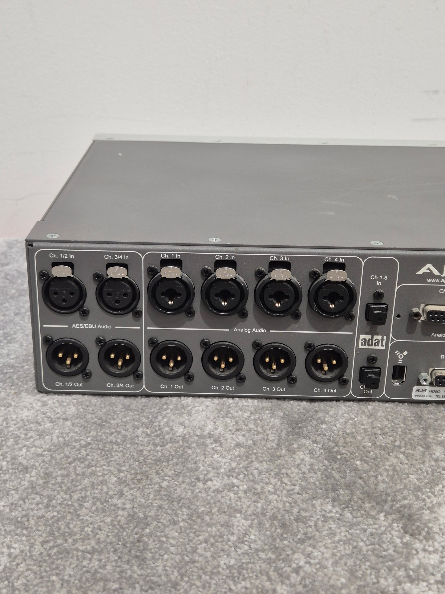 AJA Io - Professional Audio Interface - Excellent w/ Manuals