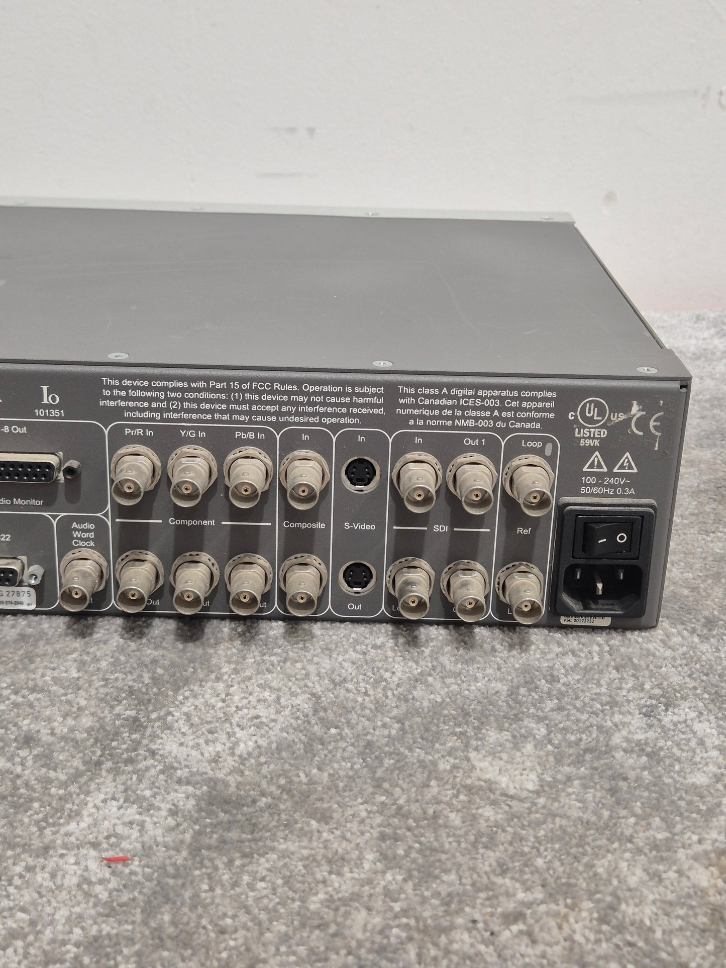 AJA Io - Professional Audio Interface - Excellent w/ Manuals