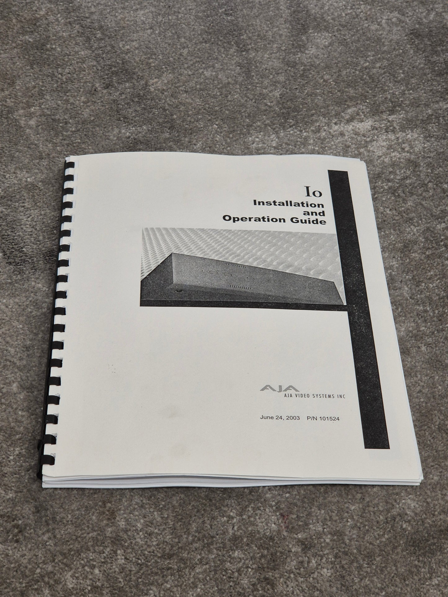 AJA Io - Professional Audio Interface - Excellent w/ Manuals