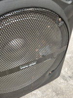 Vocal Star Speaker VS-P120 Portable PA System - Dual Mic Inputs - Fair w/ Power Supply & Microphone pair - Image 2