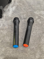 Vocal Star Speaker VS-P120 Portable PA System - Dual Mic Inputs - Fair w/ Power Supply & Microphone pair - Image 12