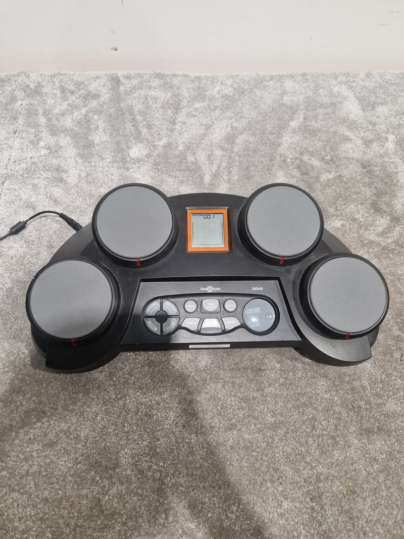 Gear4Music DD40 Digital 4 Pad Drum - Compact Design, Responsive Pads - Excellent w/ Sticks and Power Supply - Image 4