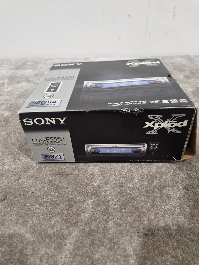 Sony CDX-F5550 - High-Quality Audio, Bluetooth Connectivity - Excellent w/ Original Box - Image 9