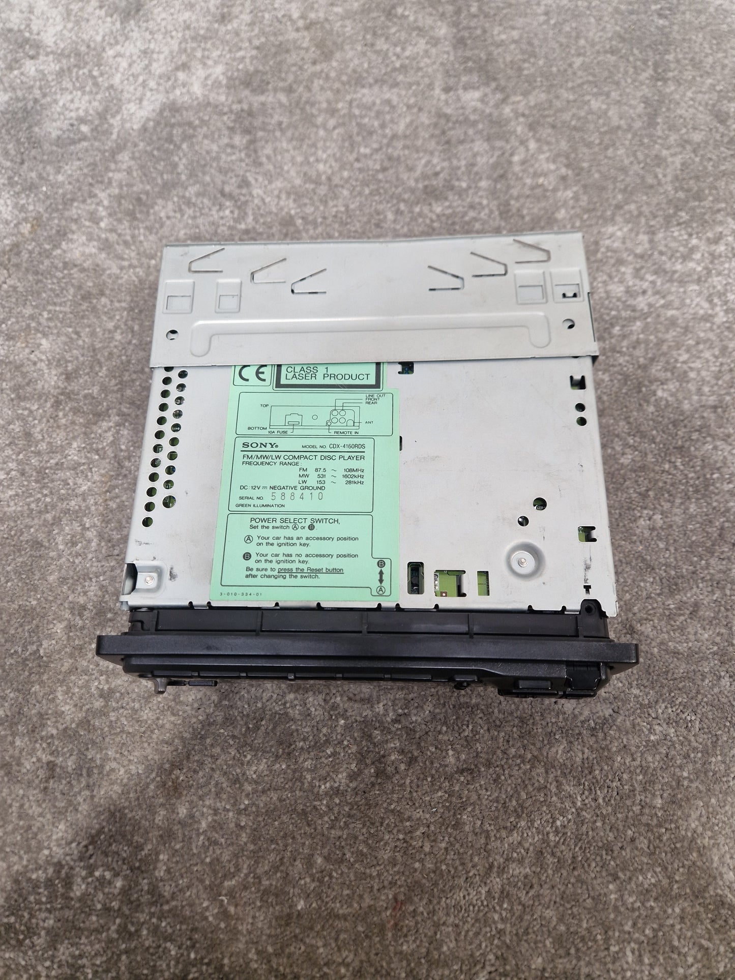 Sony CDX-F5550 - High-Quality Audio, Bluetooth Connectivity - Excellent w/ Original Box