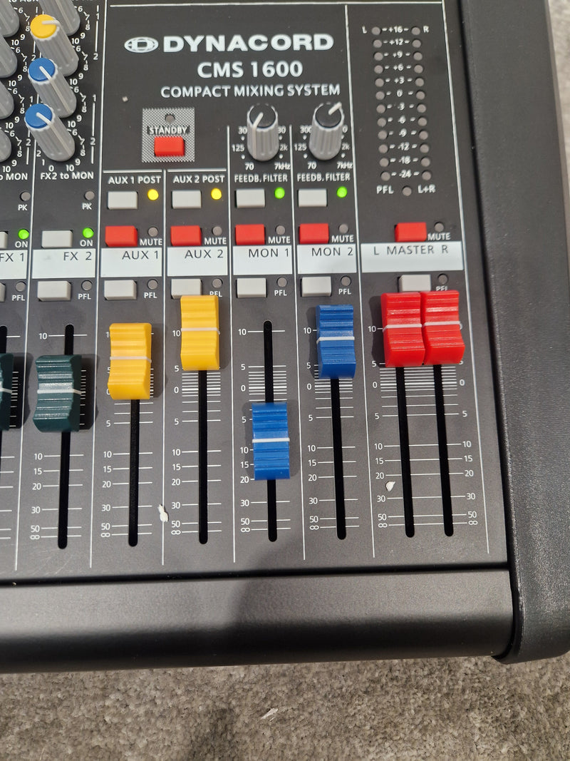 Dynacord CMS 1600 - 16-Channel Mixer, USB Audio Interface - Excellent w/ Original Box & Power Supply - Image 3