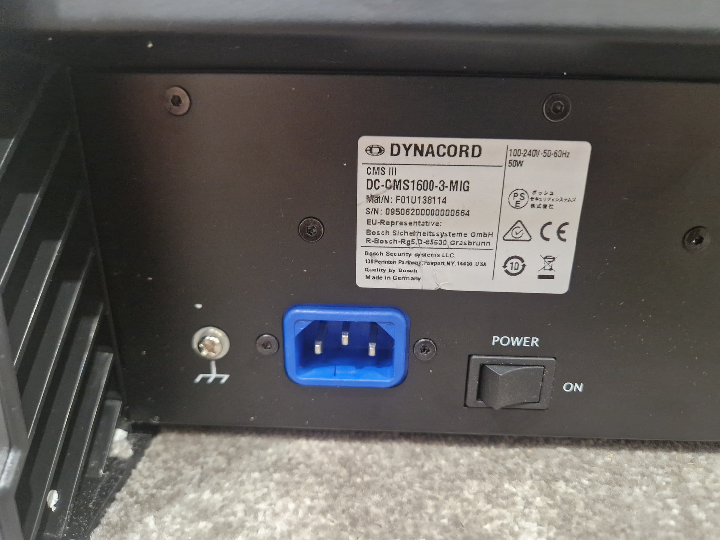 Dynacord CMS 1600 - 16-Channel Mixer, USB Audio Interface - Excellent w/ Original Box & Power Supply